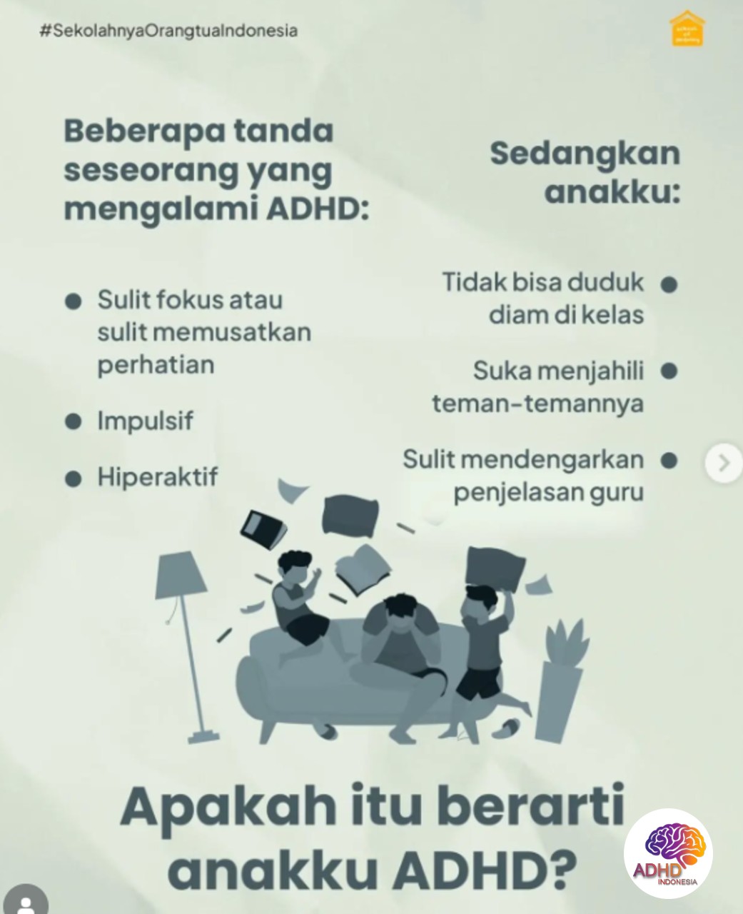 Ciri dan Gejala ADHD pada Anak Usia Dini di Kota Gorontalo