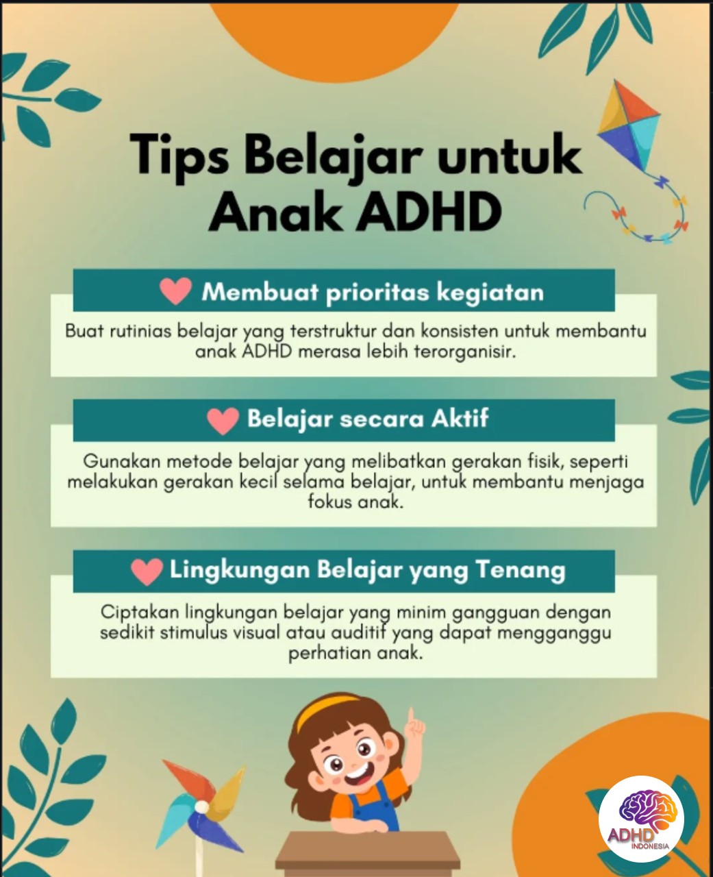 Strategi Belajar yang Cocok untuk Anak ADHD di Kota Gorontalo